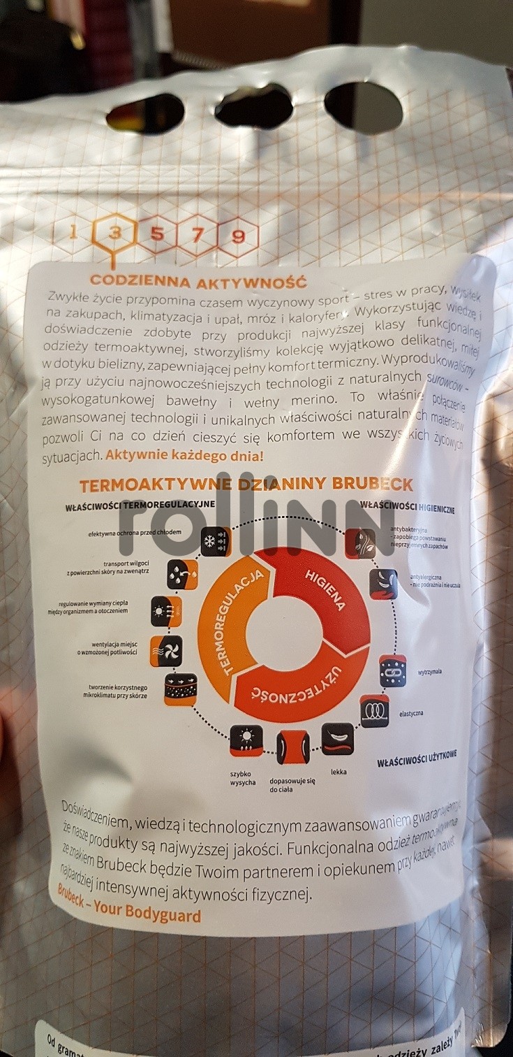 KOSZULKA BRUBECK TERMOAKTYWNA ROLLINN OŚMIORNICA SS12240