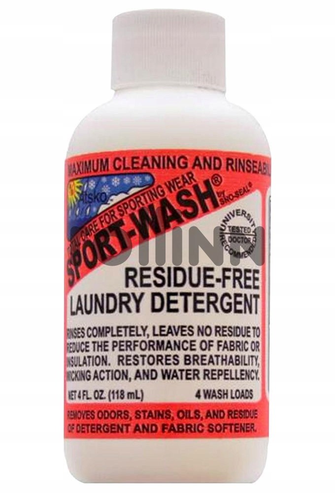 ATSKO SPORT WASH ŚRODEK DO PRANIA IMPREGNAT DO TKANIN 118 ML