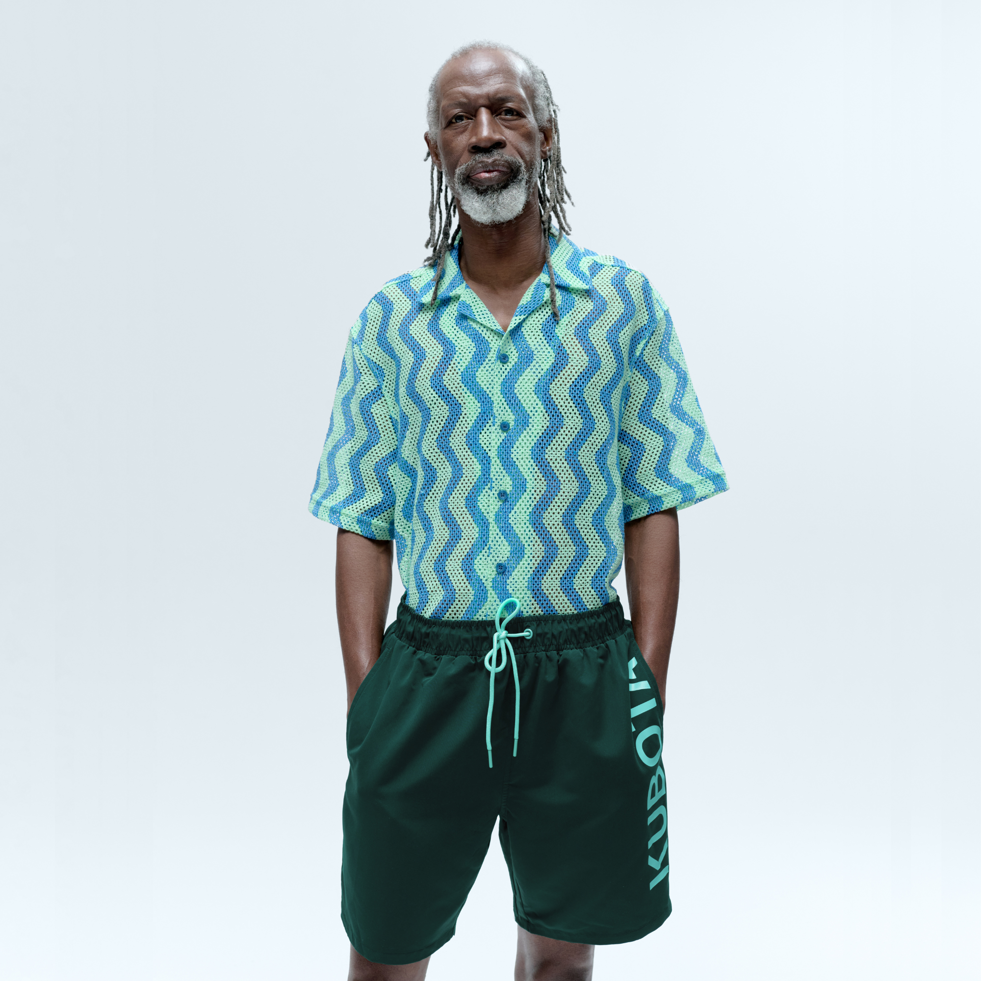 KUBOTA SZORTY MĘSKIE KĄPIELOWE ZIELONE