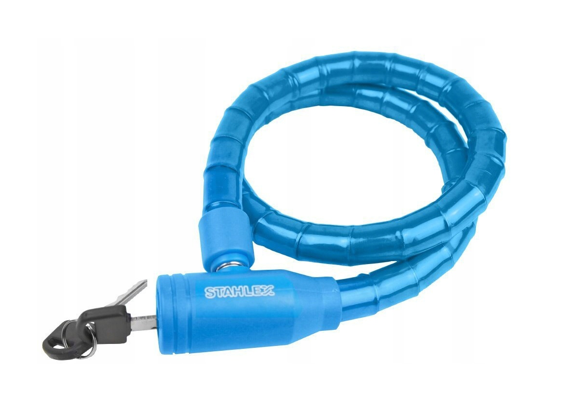 ZAPIĘCIE ZABEZPIECZENIE ROWEROWE ZAMKNIĘCIE DO ROWERU BLOKADA NA ROWER ŁAŃCUCH NA KLUCZ