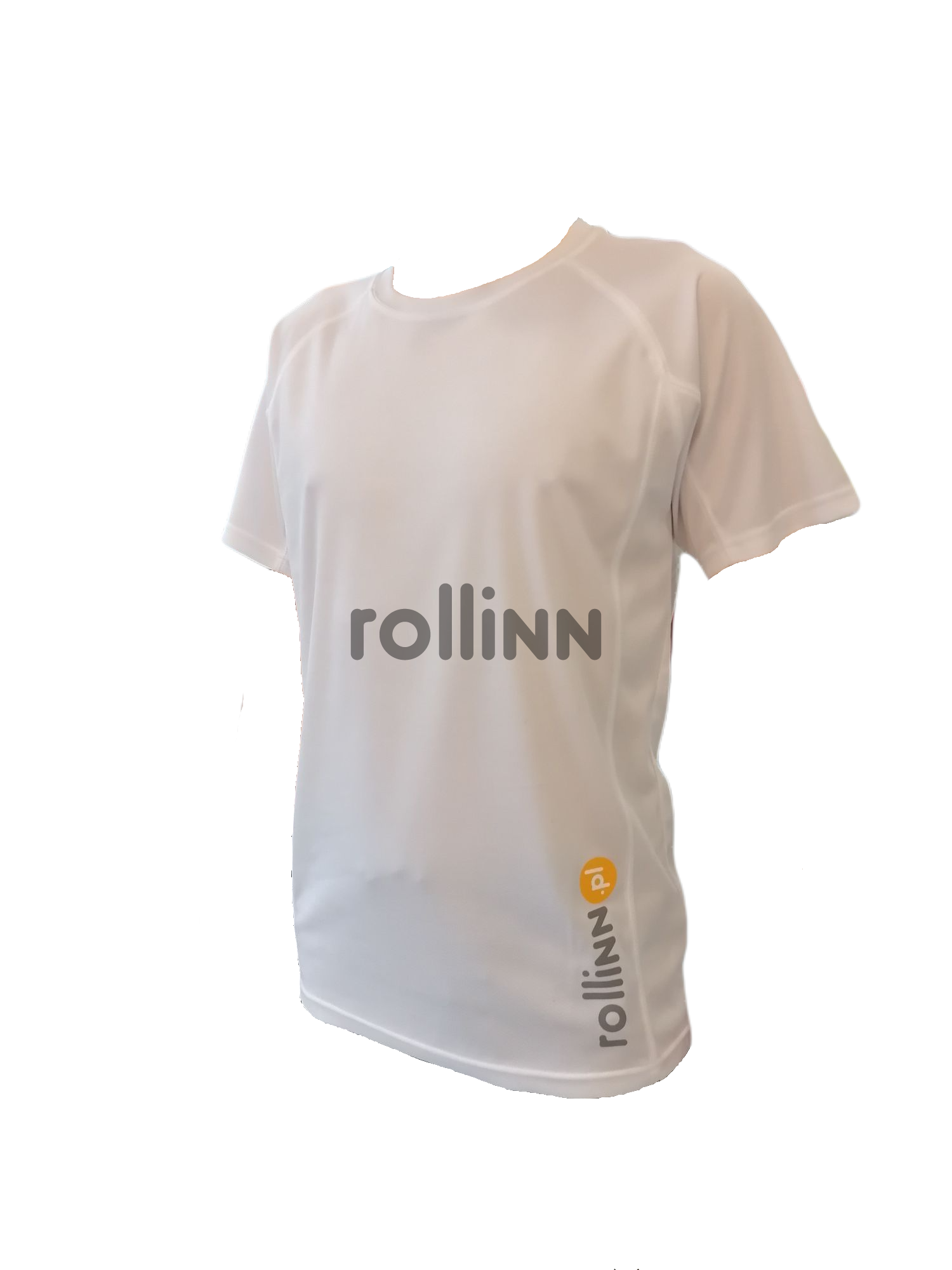 KOSZULKA ROLLINN MĘSKA Z KRÓTKIM RĘKAWEM LOGO WHITE