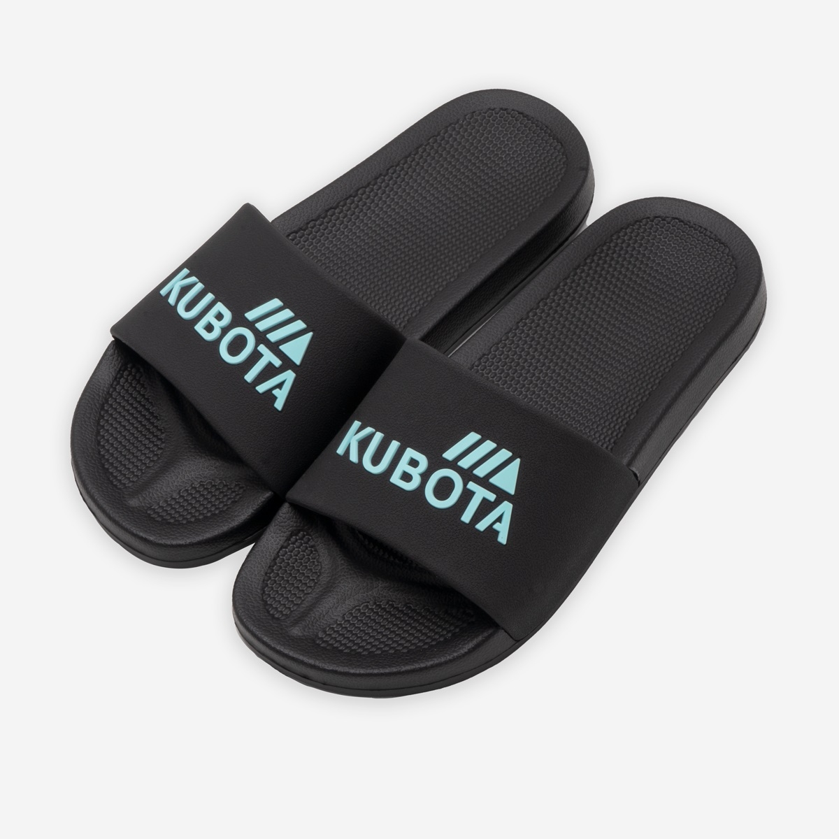 KLAPKI KUBOTA BASENOWE BASIC CZARNO TURKUSOWE