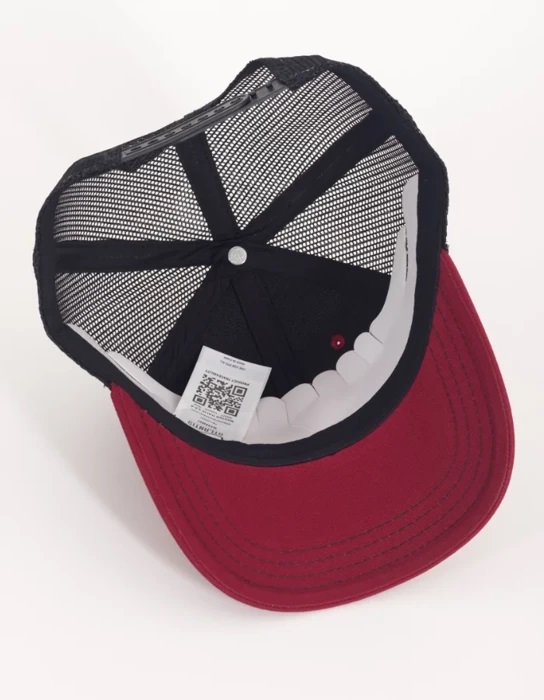 CZAPKA NERVOUS TRUCKER ICON MAROON BLACK