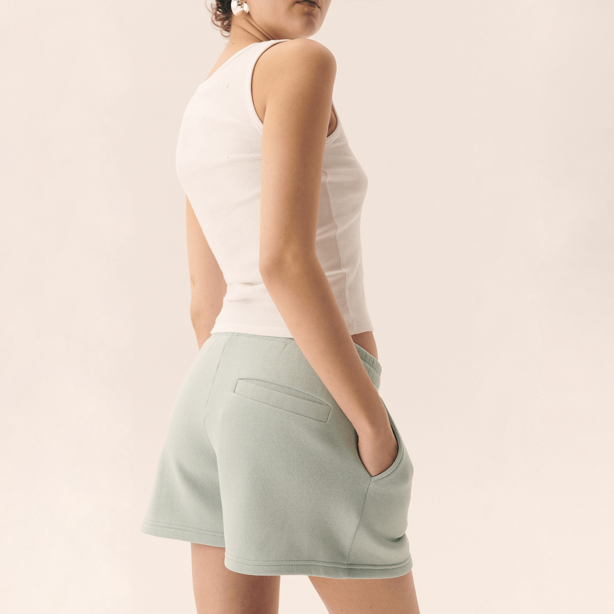 KUBOTA SZORTY DAMSKIE BAWEŁNIANE MIĘTOWE