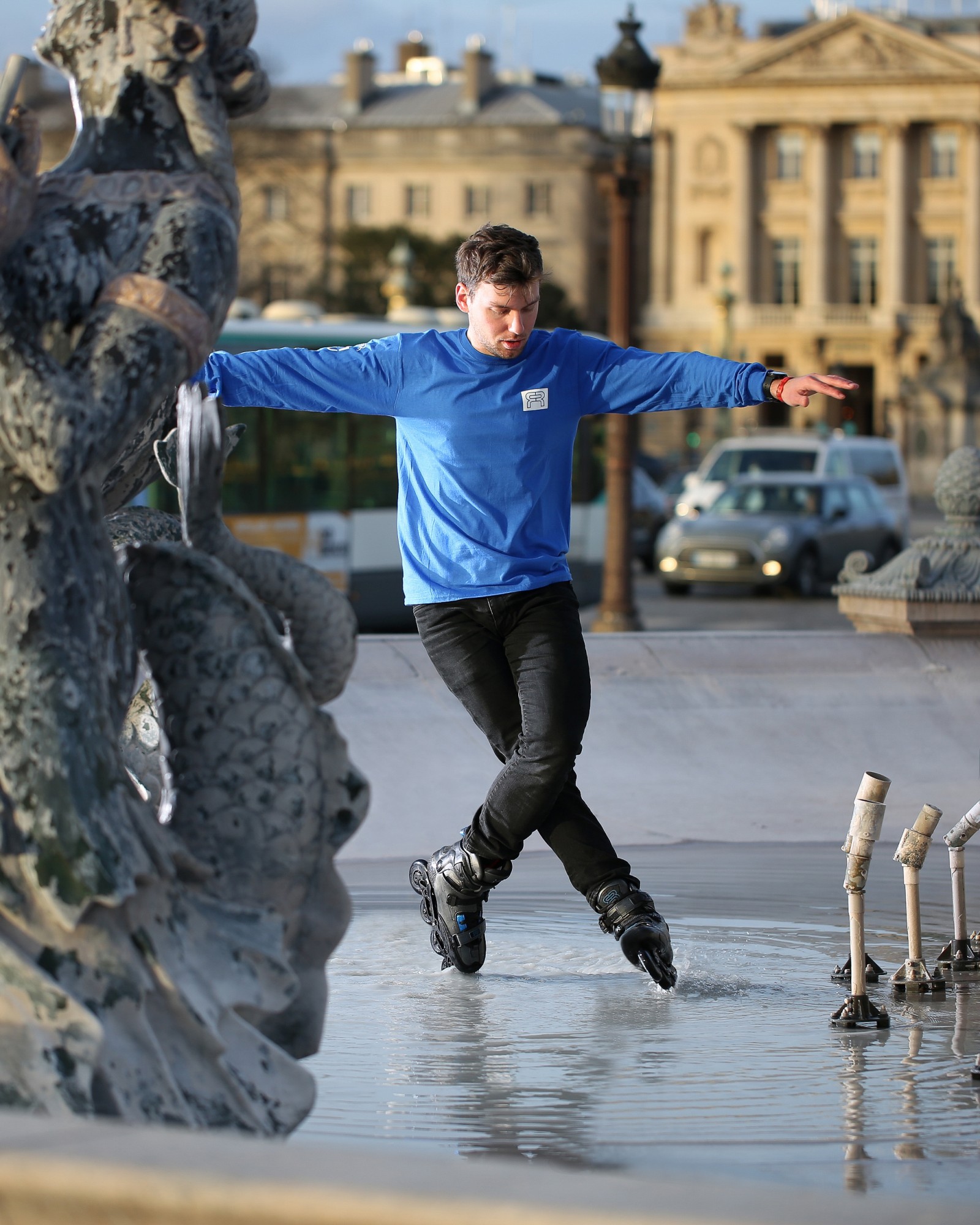 ROLKI FR SKATES SL SEVEN GREY/BLUE 90/72