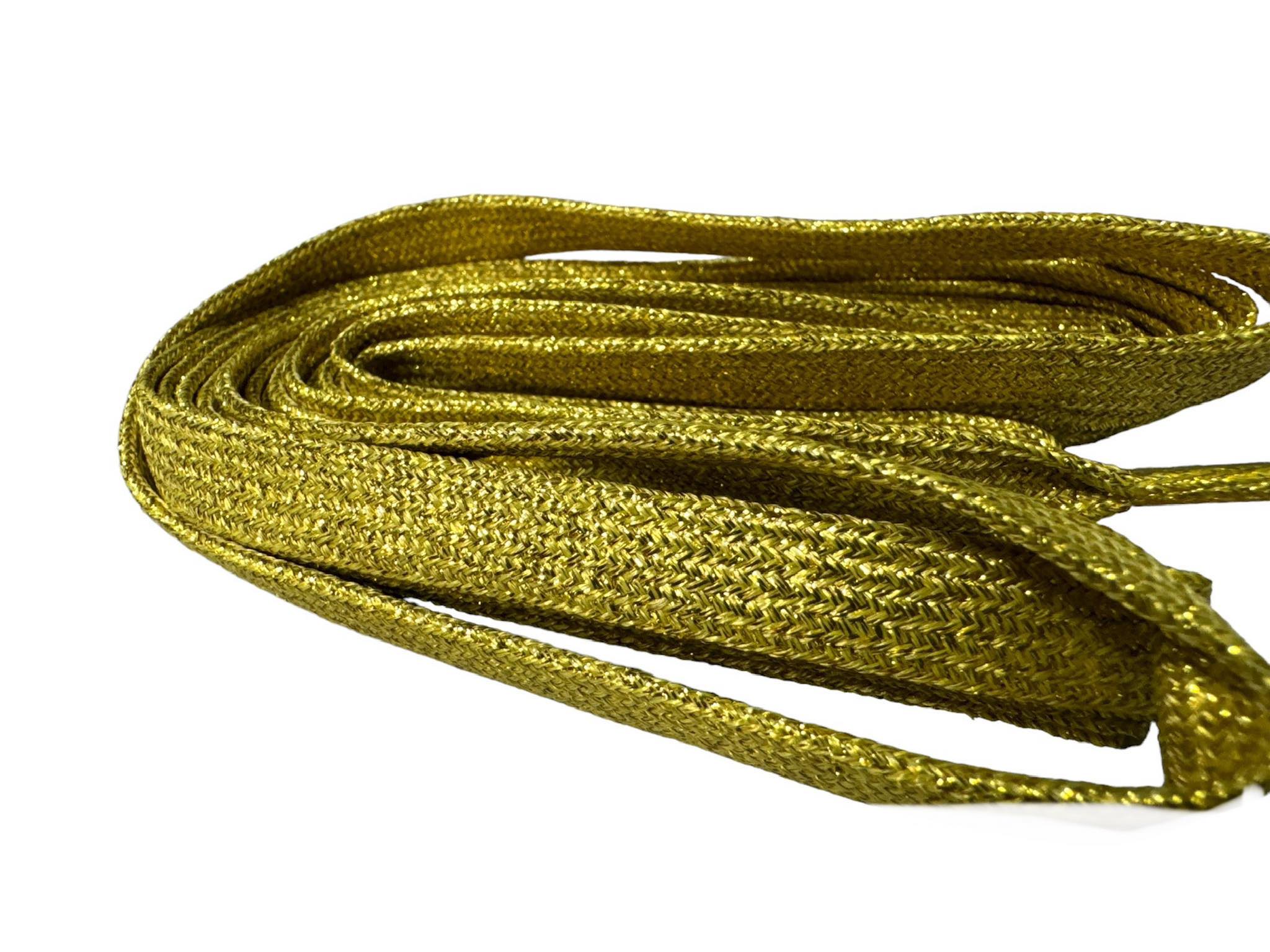 SZNURÓWKI FLAT LACES 160 CM GOLD