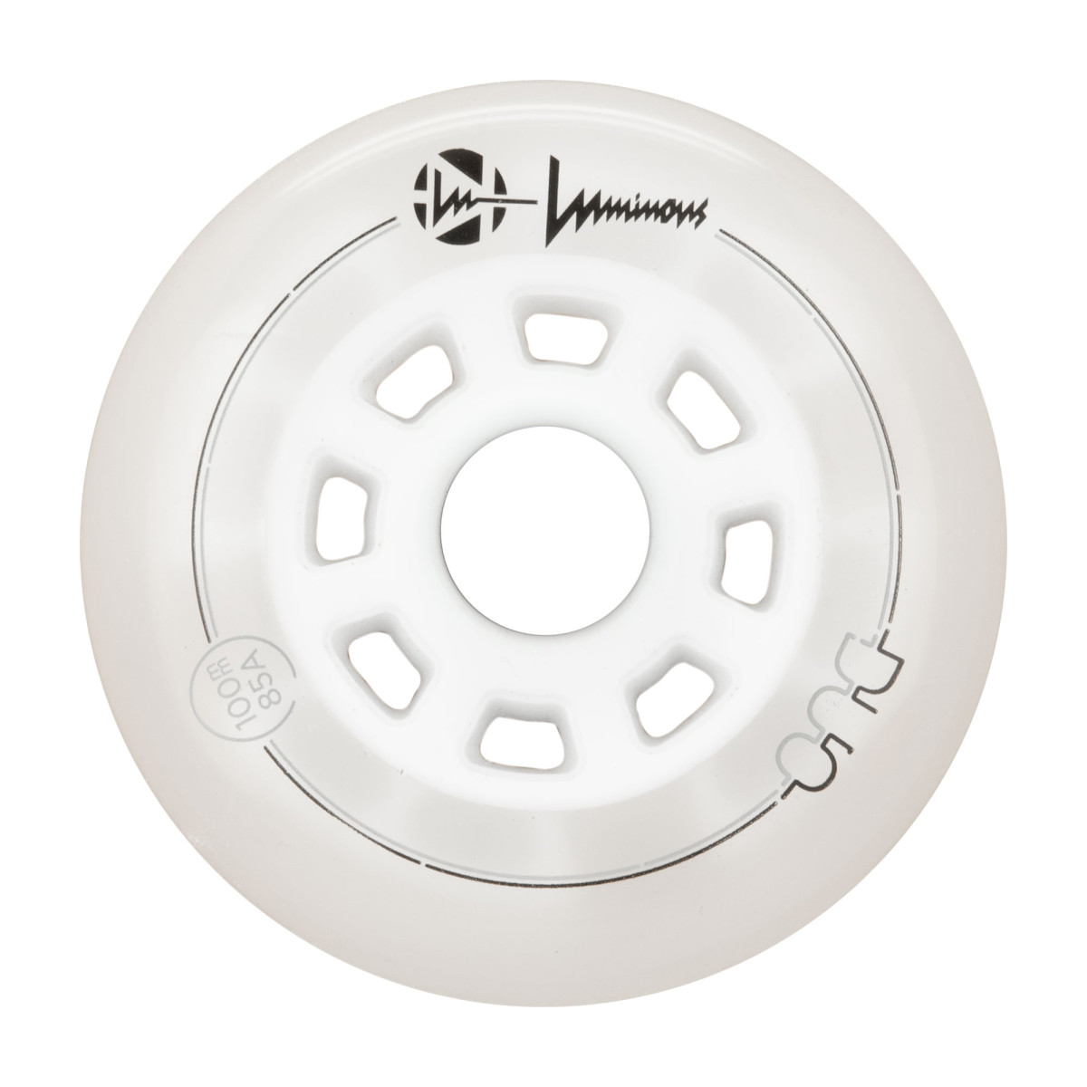 KOŁA LUMINOUS LED DUO WHITE RED 100MM / 85A X1