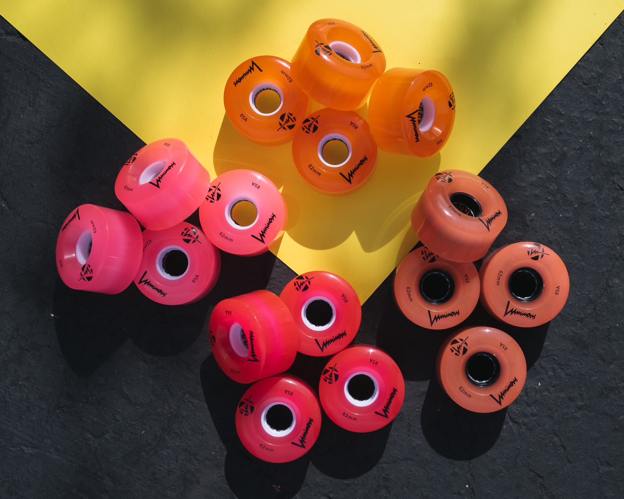 KOŁA LUMINOUS ORANGE 76MM / 85A X1