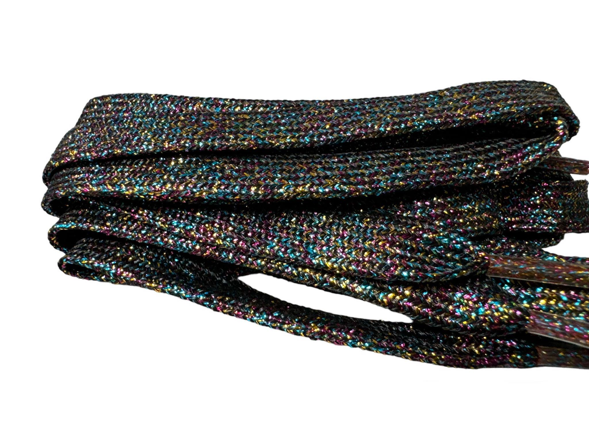 SZNURÓWKI FLAT LACES 160 CM DARK TRICOLOR