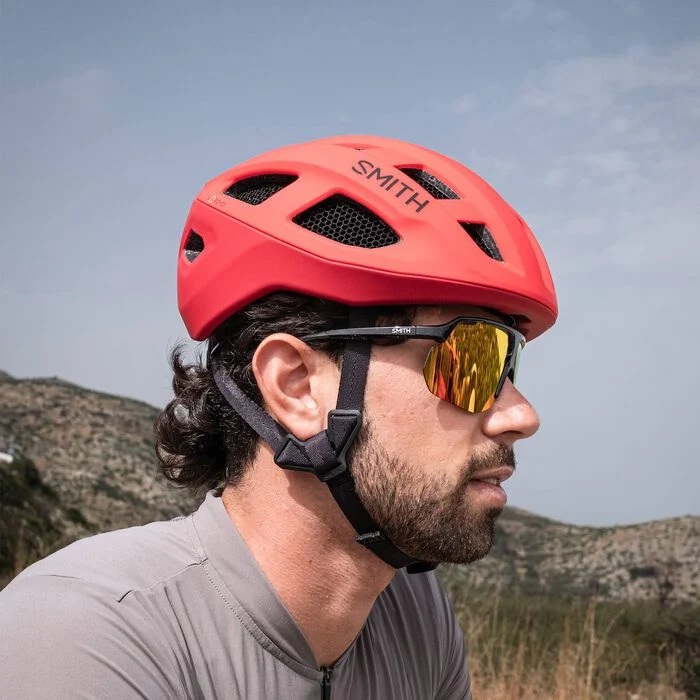 KASK SMITH TRIAD MIPS MATTE PETROL CRIMSON