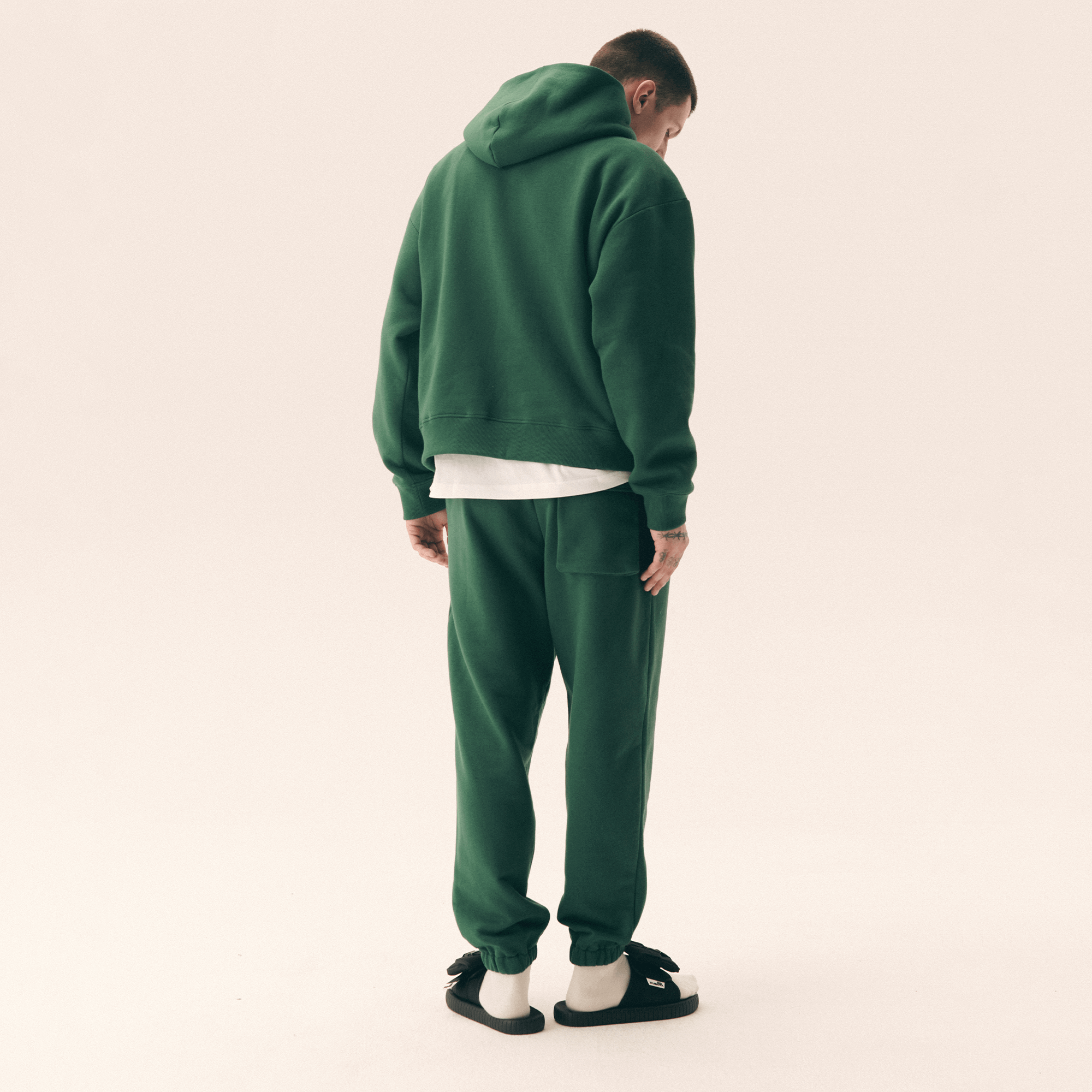 SPODNIE KUBOTA JOGGERY DRESOWE UNISEX ZIELONE