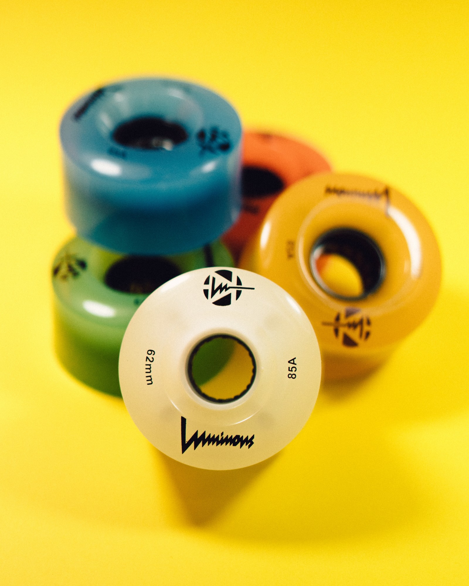 KOŁA LUMINOUS QUAD ŚWIECĄCE DO WROTEK GREEN GLOW 65 MM / 85A X1