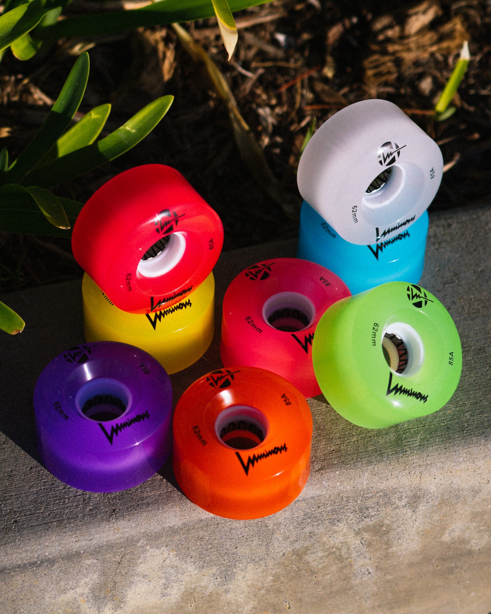 KOŁA LUMINOUS QUAD ŚWIECĄCE DO WROTEK YELLOW 62 MM / 85A X1