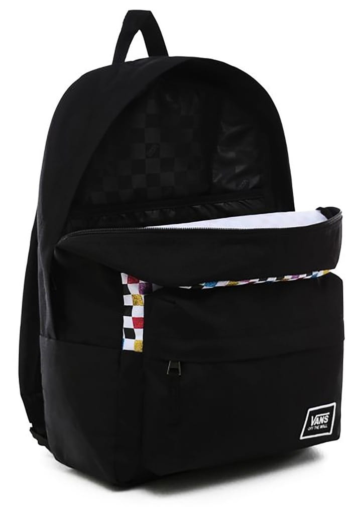 PLECAK VANS GLITTER CHECK R BACKPACK BLACK