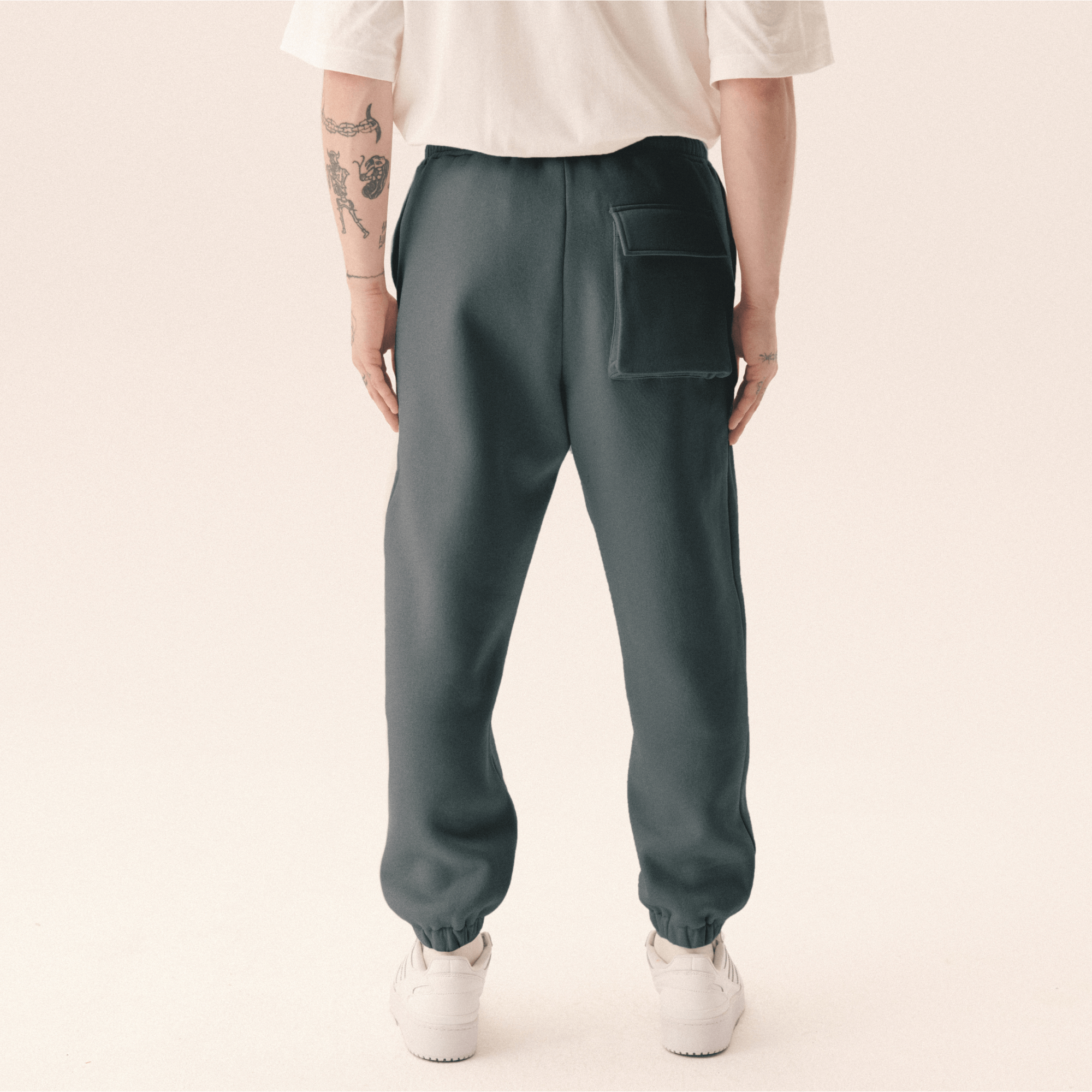 SPODNIE KUBOTA JOGGERY DRESOWE UNISEX SZARE