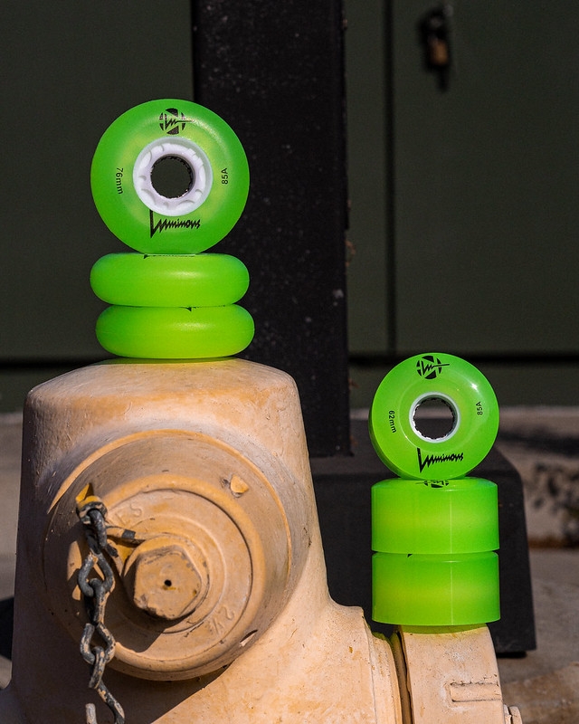 KOŁA LUMINOUS GREEN 72MM / 85A X1