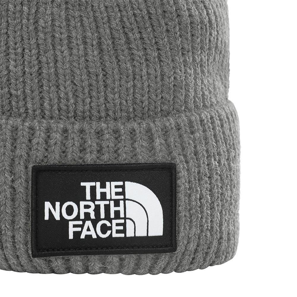 THE NORTH FACE CIEPŁA SPORTOWA CZAPKA ZIMOWA DAMSKA MĘSKA MŁODZIEŻOWA LOGO BOX CUFFED BEANIE - NF0A3FJXDYY-S