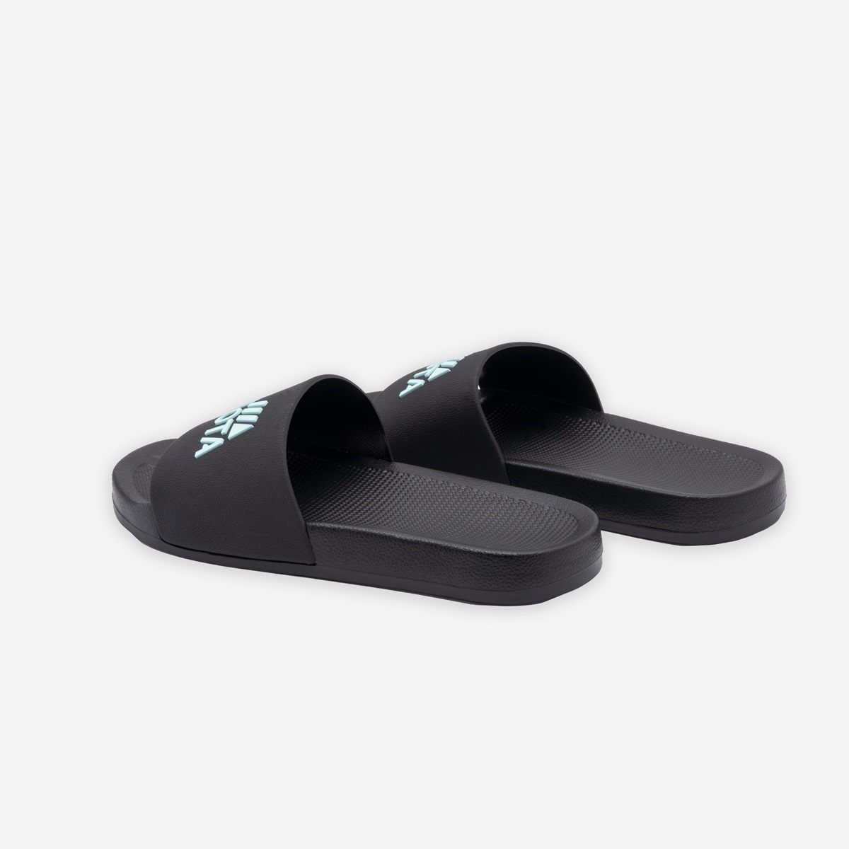 KLAPKI KUBOTA BASENOWE BASIC CZARNO TURKUSOWE