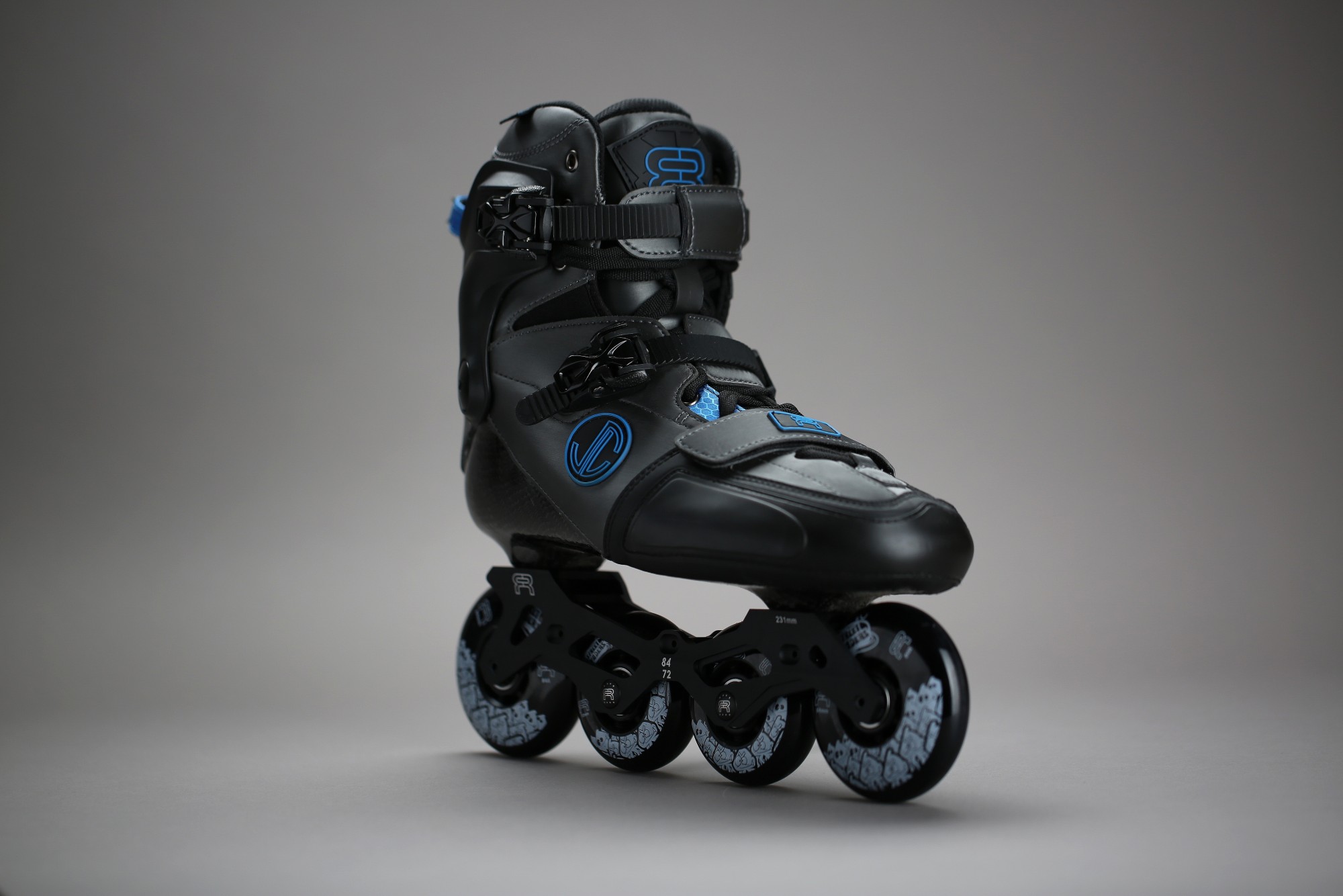 ROLKI FR SKATES SL SEVEN GREY/BLUE 84/72