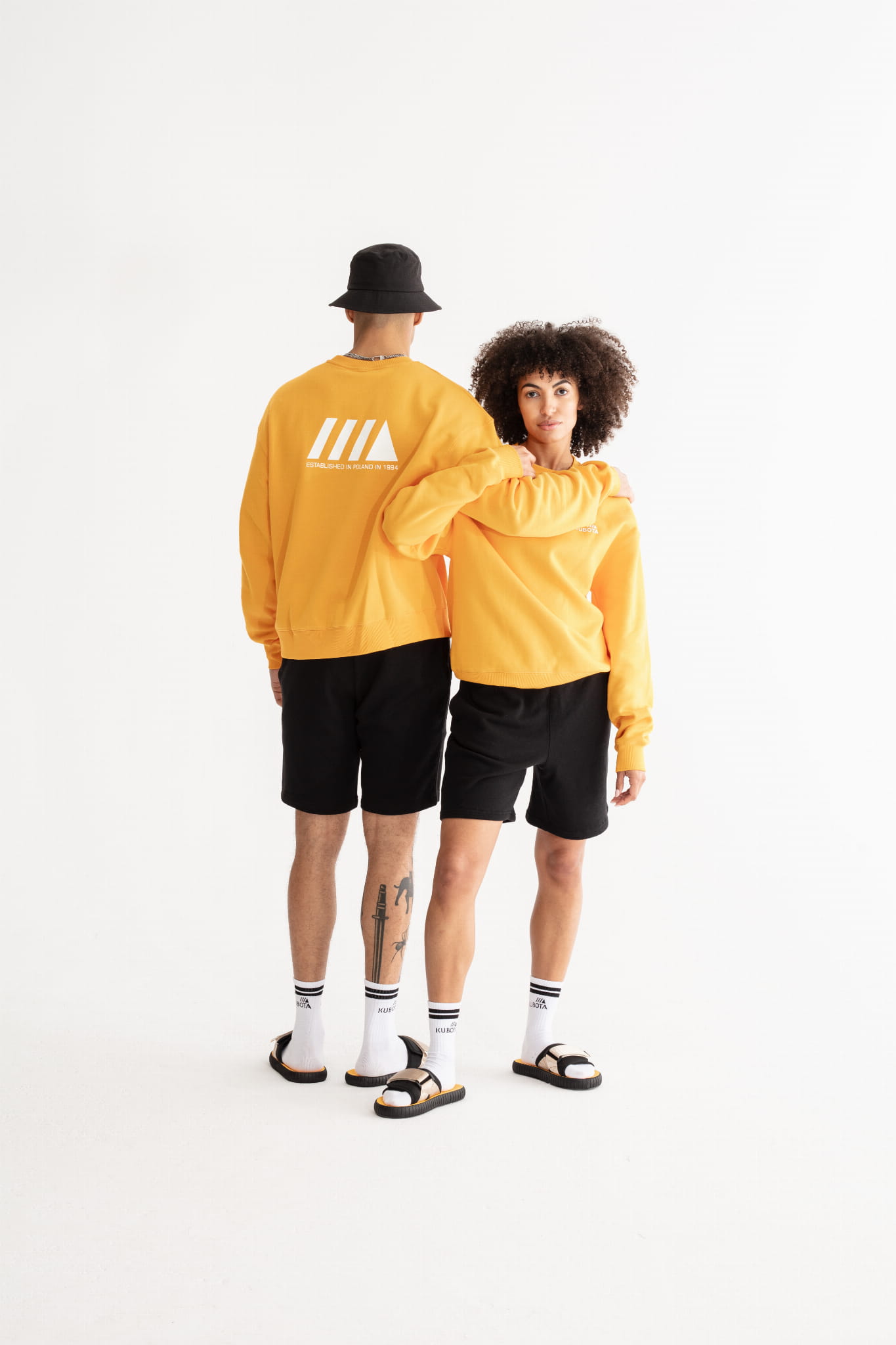 KUBOTA BLUZA UNISEX POMARAŃCZOWA