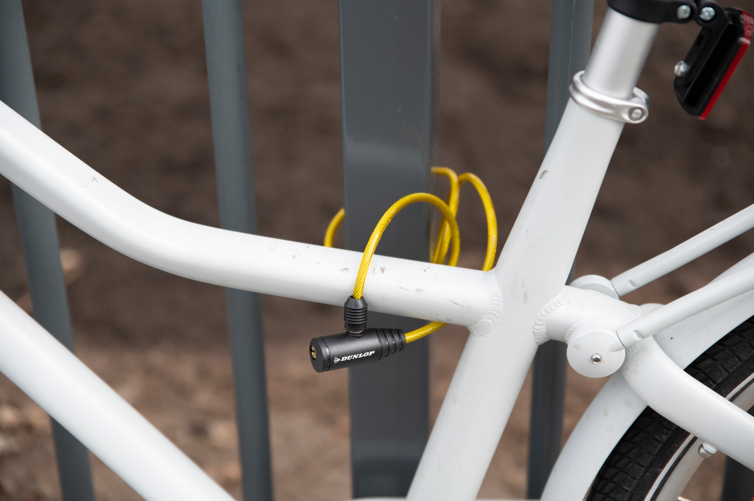 ZAPIĘCIE ZABEZPIECZENIE ROWEROWE DUNLOP BLOKADA ROWEROWA NA KLUCZ 90CM