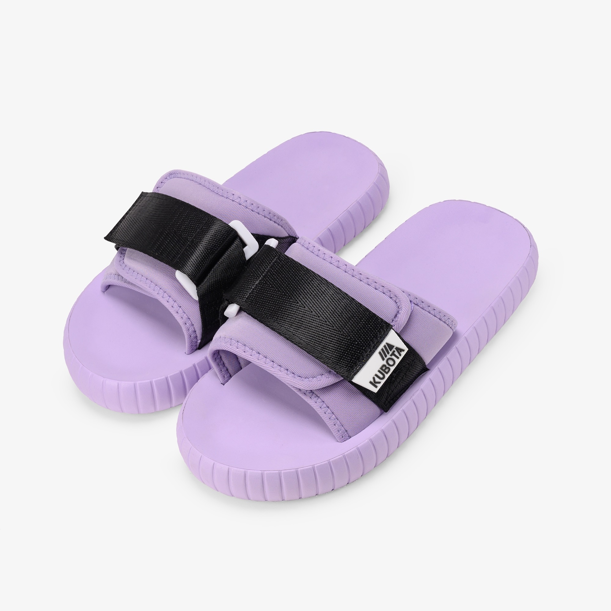 KLAPKI KUBOTA RZEP 2.0 TECH FIOLETOWE Z CZARNĄ TAŚMĄ