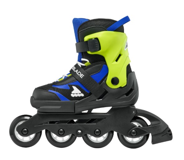 ROLKI ROLLERBLADE MICROBLADE BLACK / BLUE - ROLKI JUNIORSKIE REGULOWANE