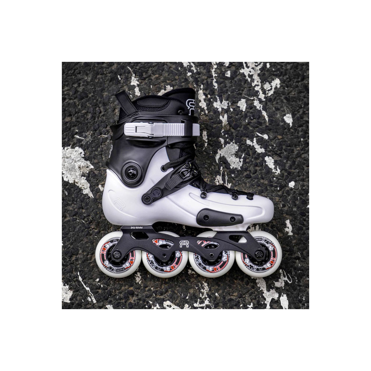 ROLKI FR SKATES FR3 80 WHITE