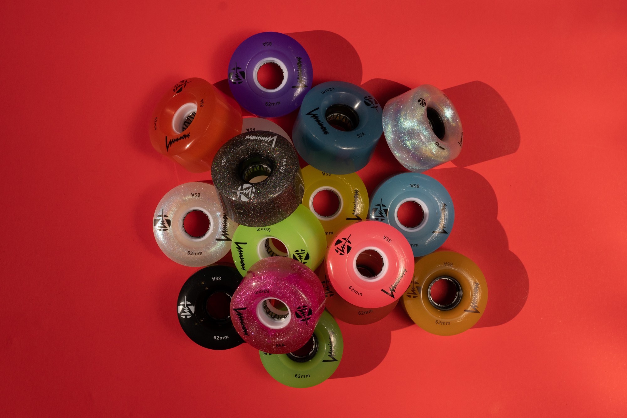 KOŁA LUMINOUS QUAD ŚWIECĄCE DO WROTEK GREEN 62 MM / 85A X1