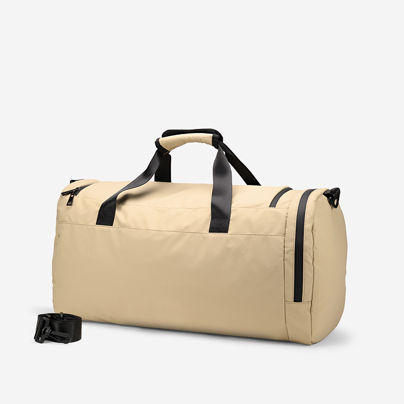 KUBOTA TORBA SPORTOWA ZIPPER BEŻOWA