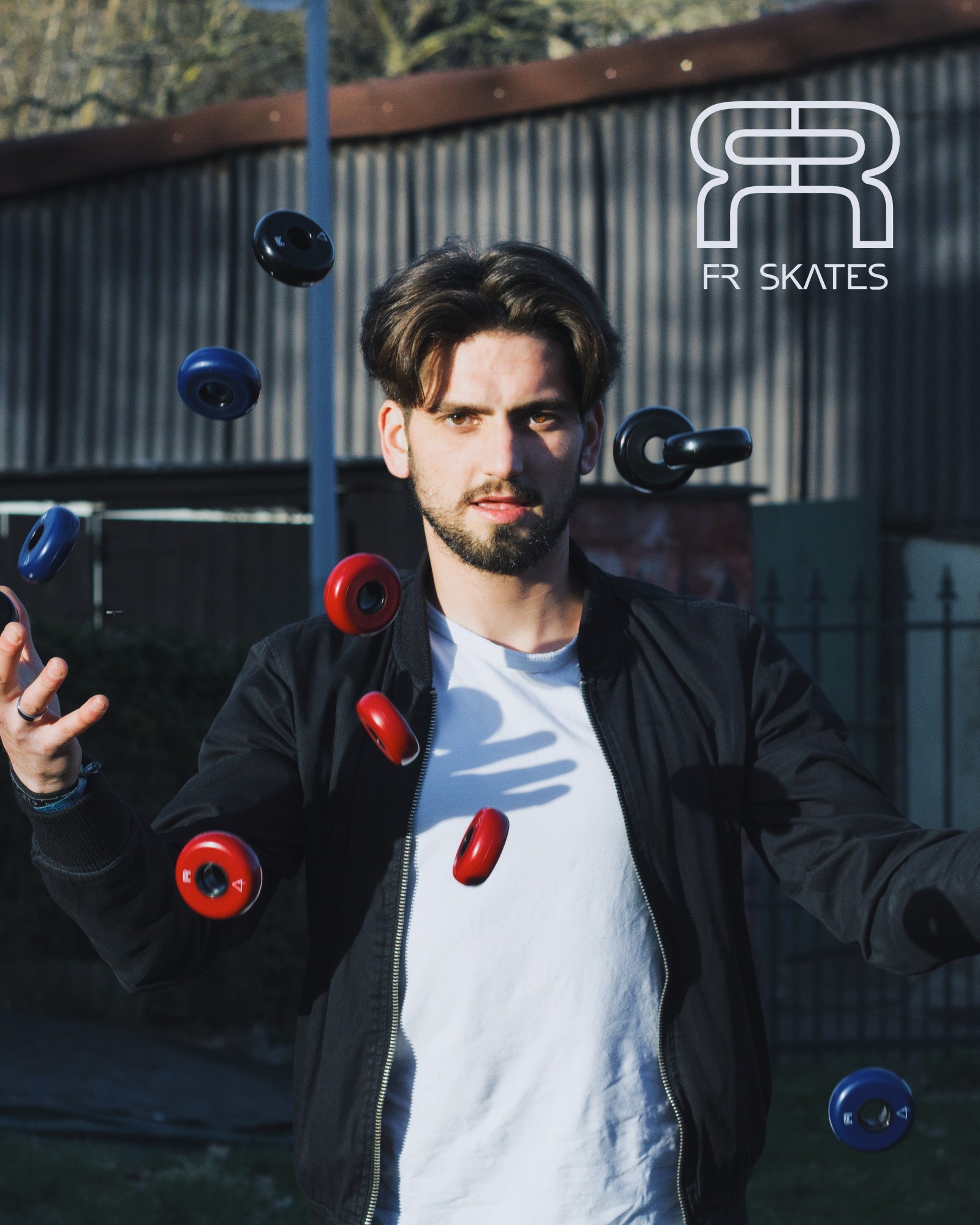 KOŁA FR SKATES STREET WHEELS ANTONY POTTIER BLACK 60MM / 88A X4