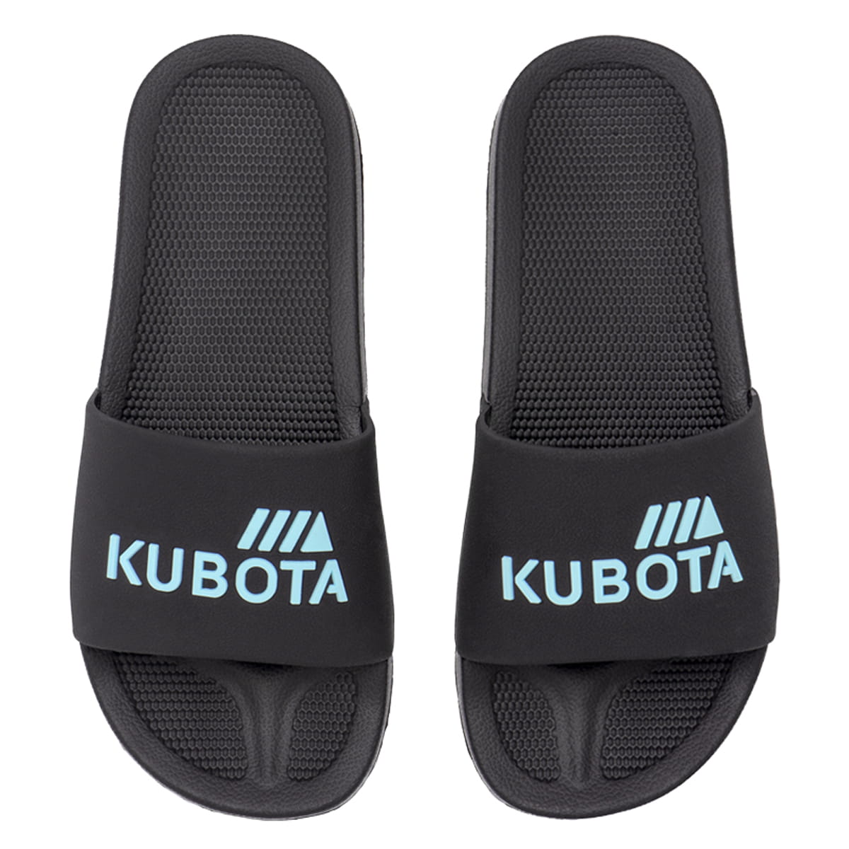 KLAPKI KUBOTA BASENOWE BASIC CZARNO TURKUSOWE