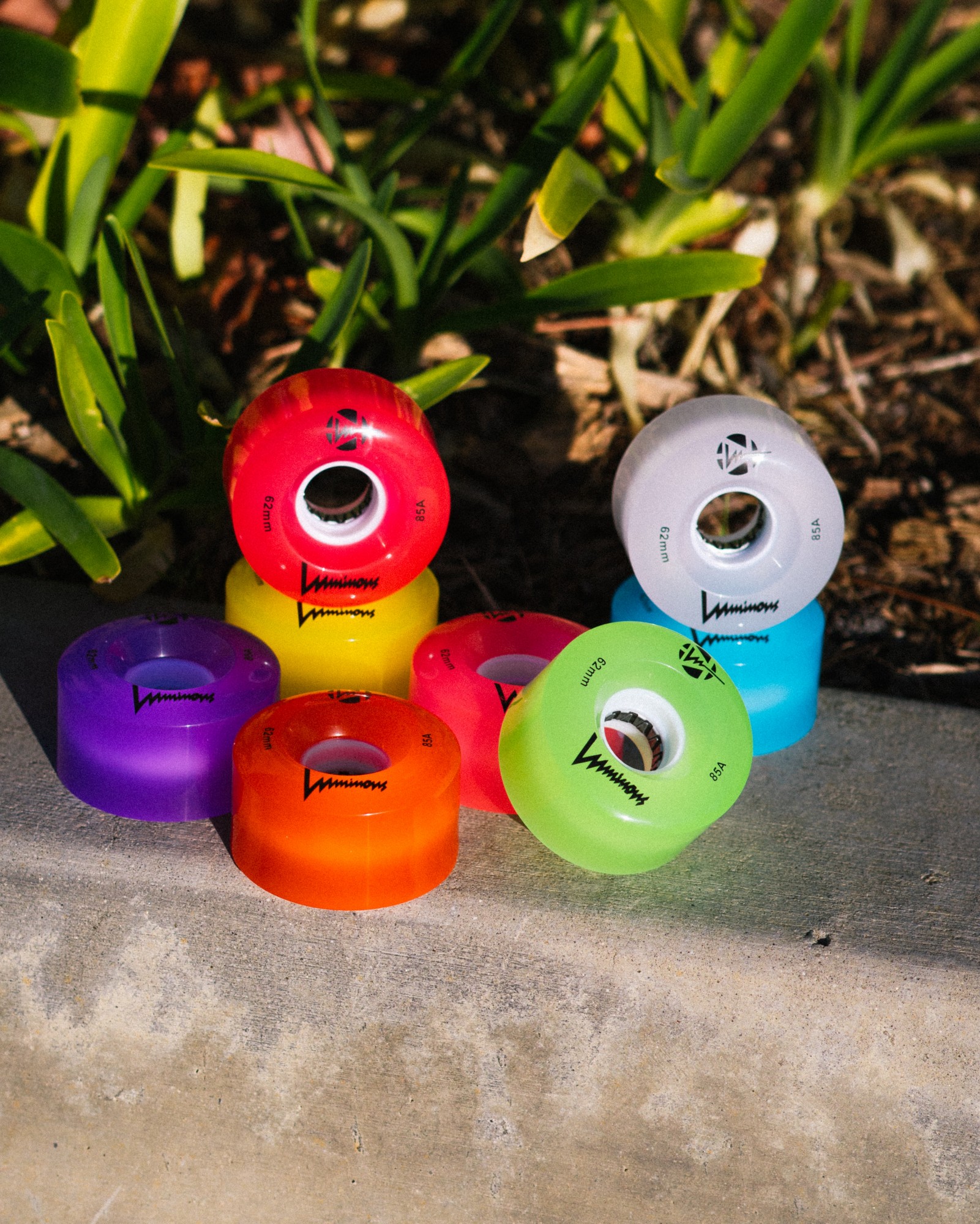 KOŁA LUMINOUS QUAD ŚWIECĄCE DO WROTEK BLUE 62 MM / 85A X1