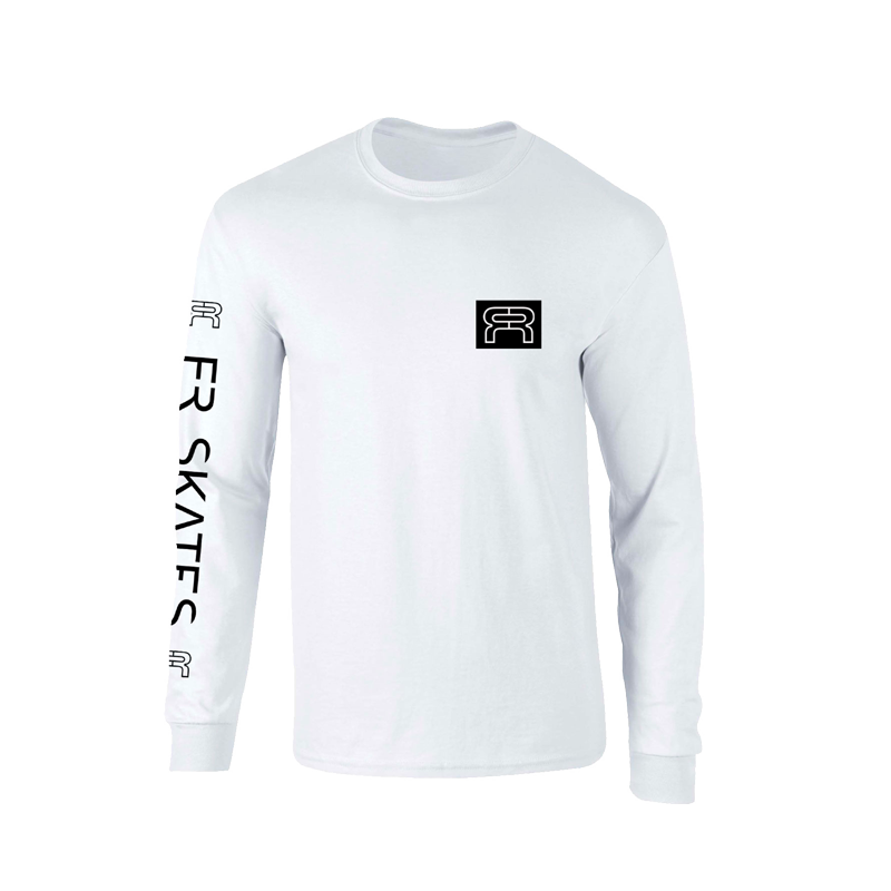 KOSZULKA FR SKATES LONGSLEEVE DŁUGI RĘKAW WHITE