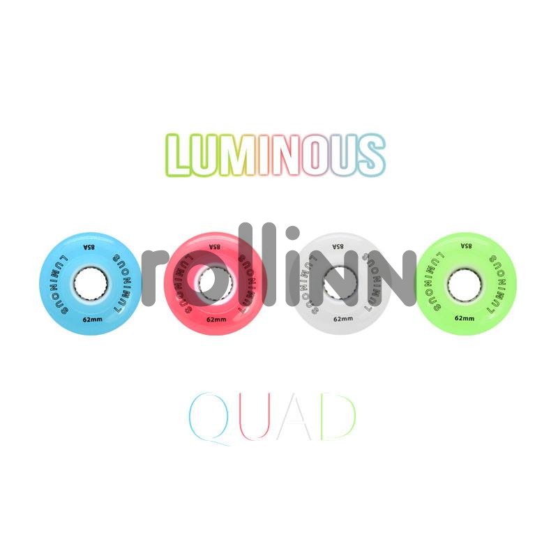 KOŁA SEBA LUMINOUS QUAD ŚWIECĄCE DO WROTEK BLUE 62 MM / 85A X1