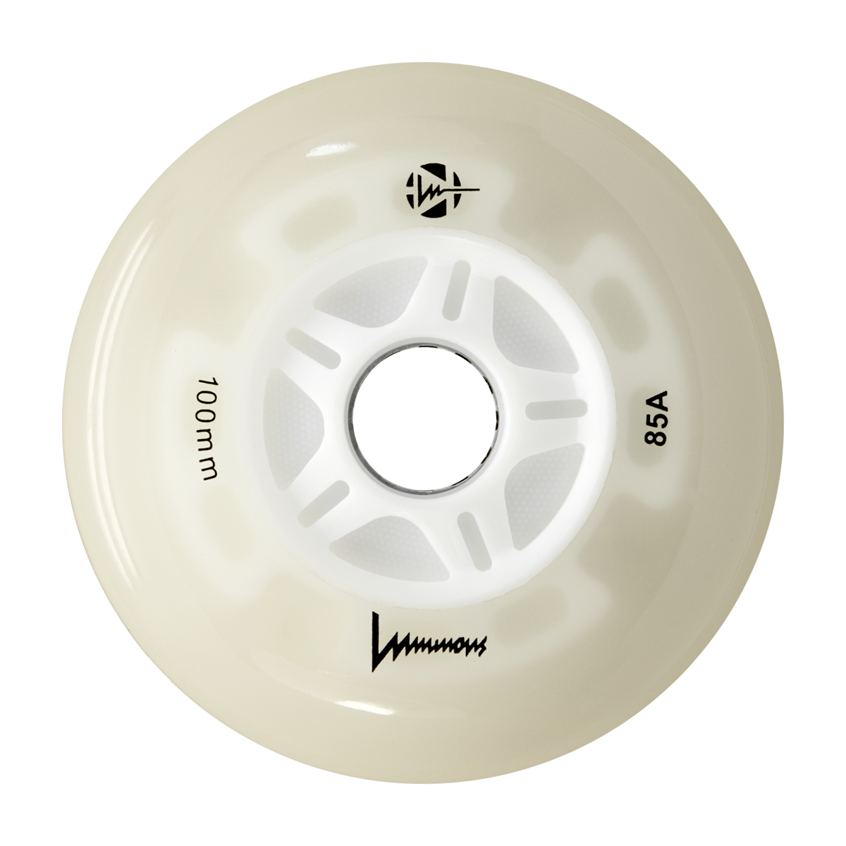 KOŁA LUMINOUS WHITE GLOW 100MM / 85A X1