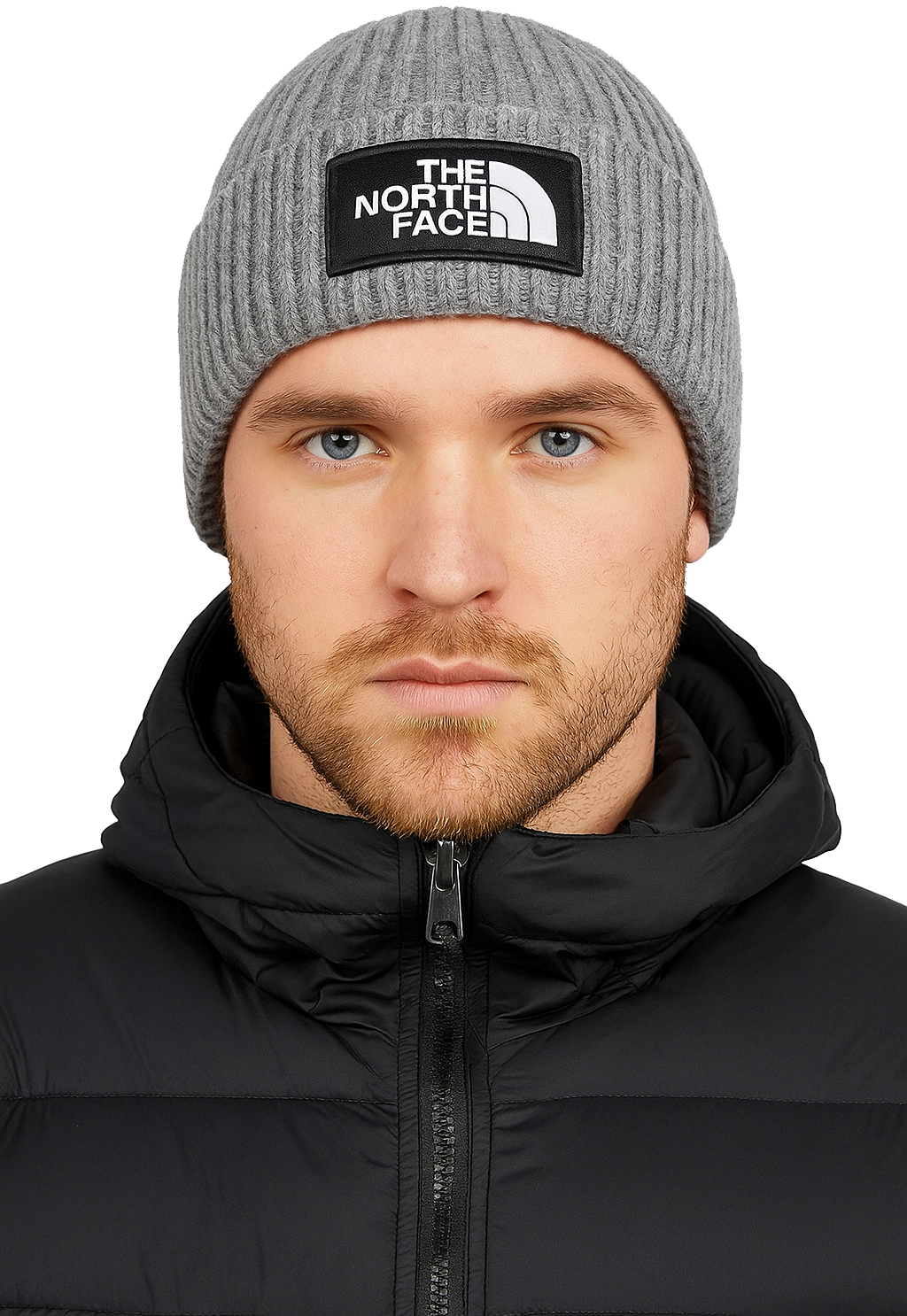 THE NORTH FACE CIEPŁA SPORTOWA CZAPKA ZIMOWA DAMSKA MĘSKA MŁODZIEŻOWA LOGO BOX CUFFED BEANIE - NF0A3FJXDYY-S