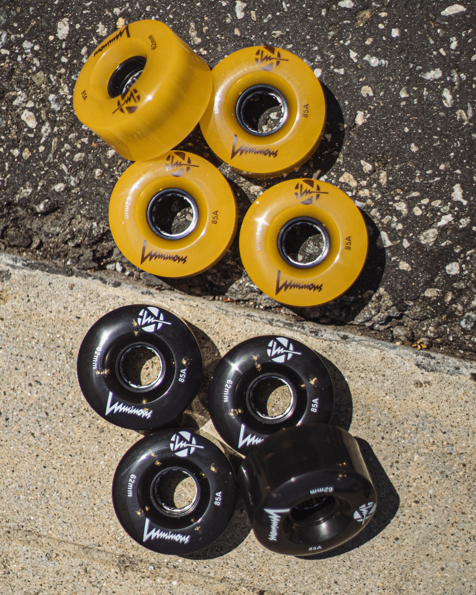 KOŁA LUMINOUS QUAD ŚWIECĄCE DO WROTEK BLACK 62 MM / 85A X1