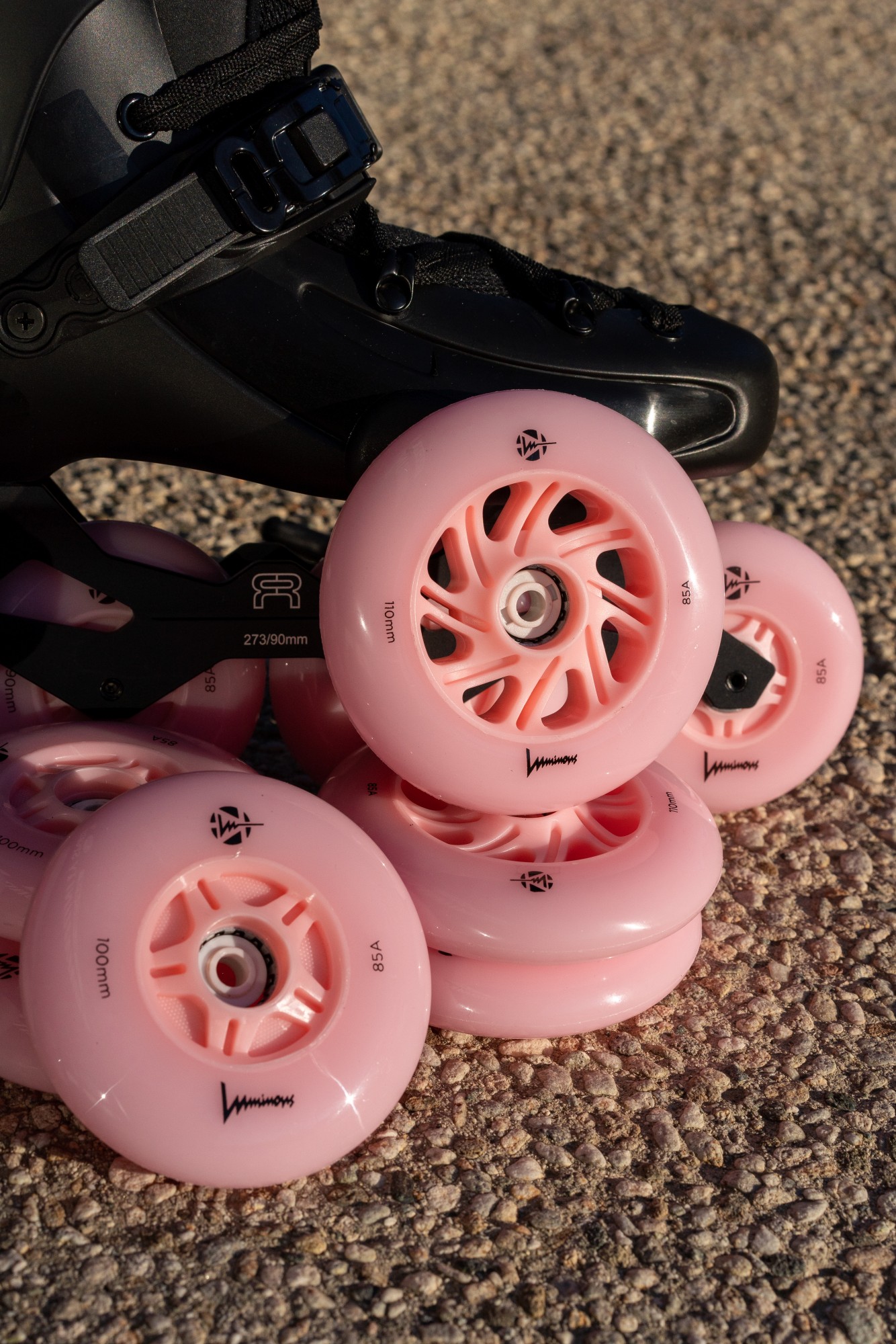 KOŁA LUMINOUS FLAMINGO 100MM / 85A X1