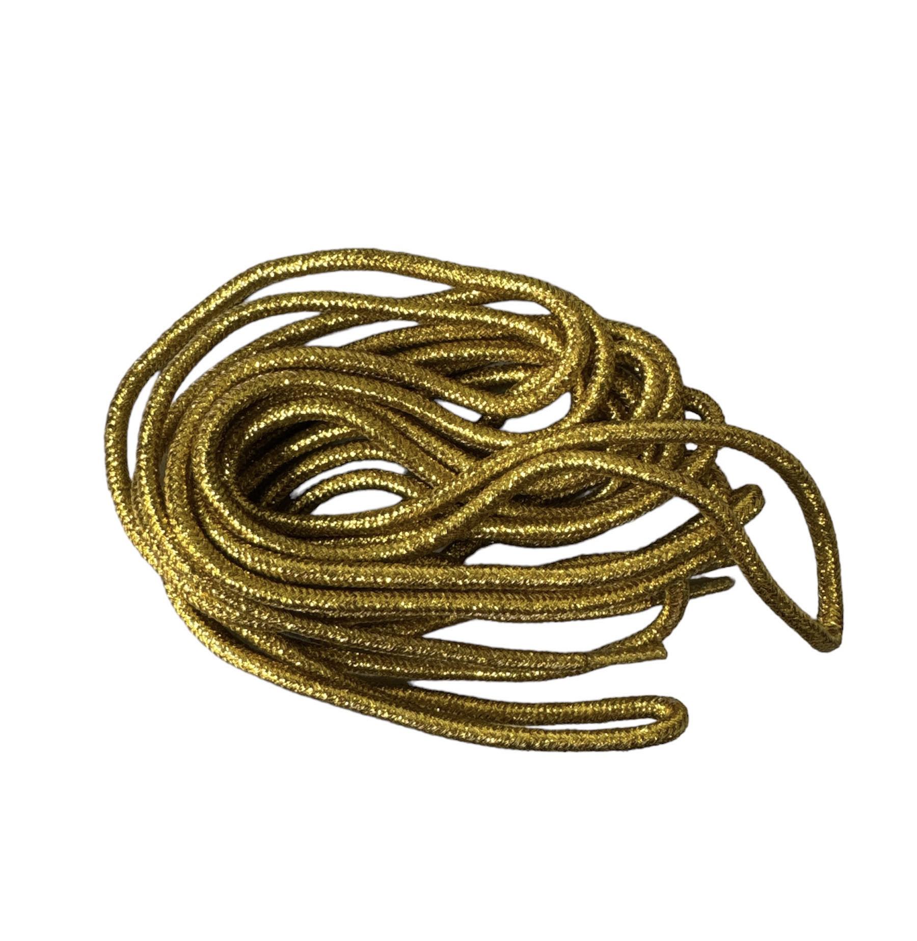 SZNURÓWKI ROUND LACES 180 CM GOLD