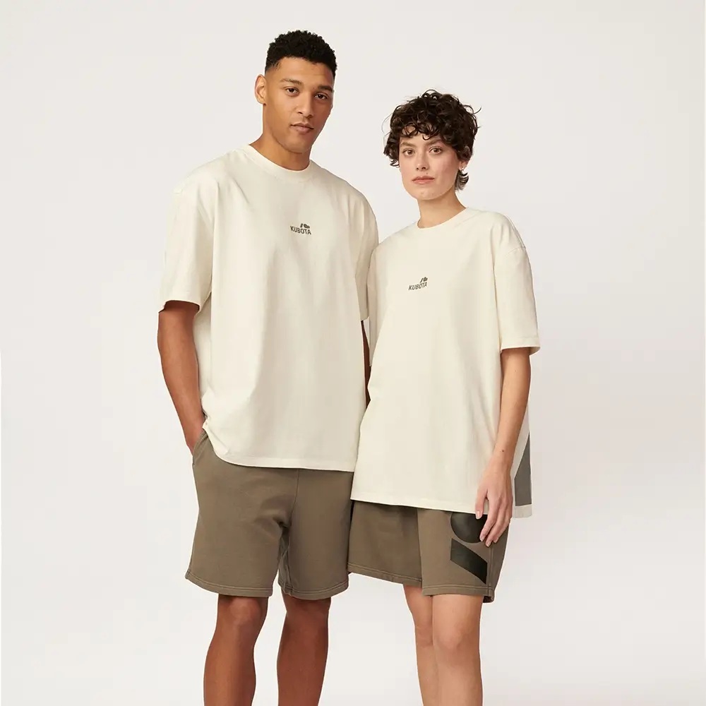 KUBOTA T-SHIRT BAWEŁNIANY STATEMENT ECRU