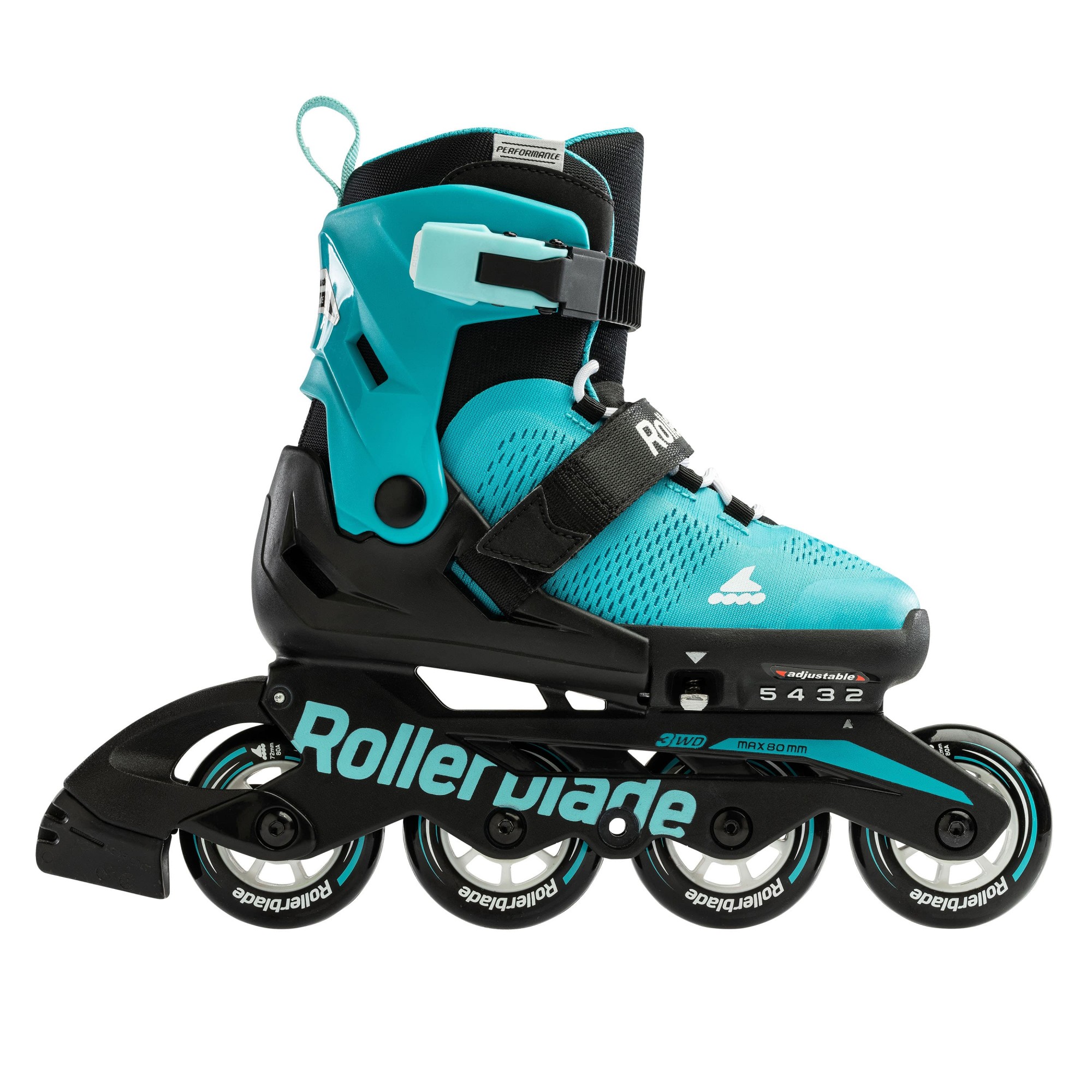 ROLKI ROLLERBLADE MICROBLADE AQUA / BLACK - ROLKI JUNIORSKIE REGULOWANE