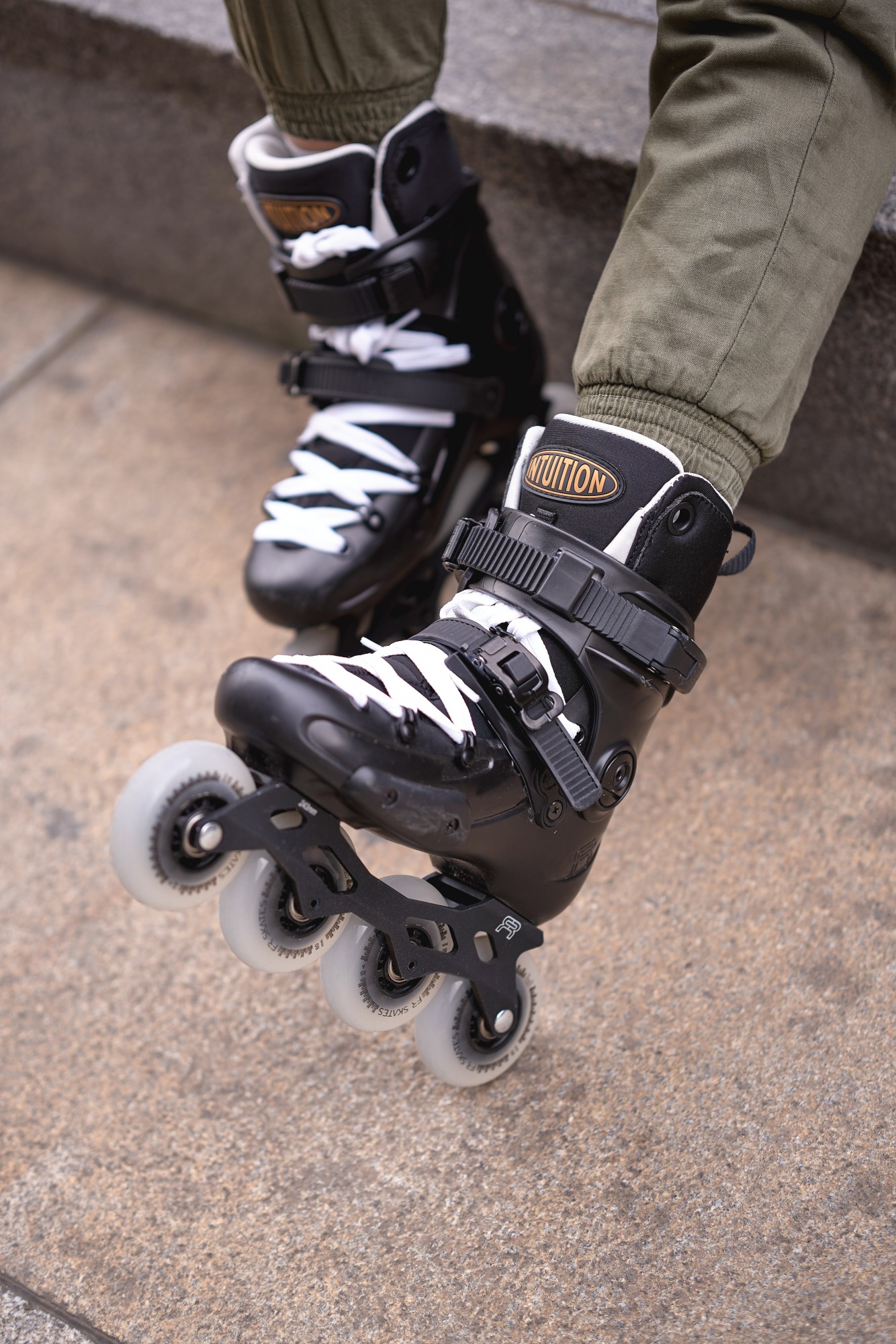 BOOT ONLY FR SKATES FR1 DELUXE INTUITION BLACK