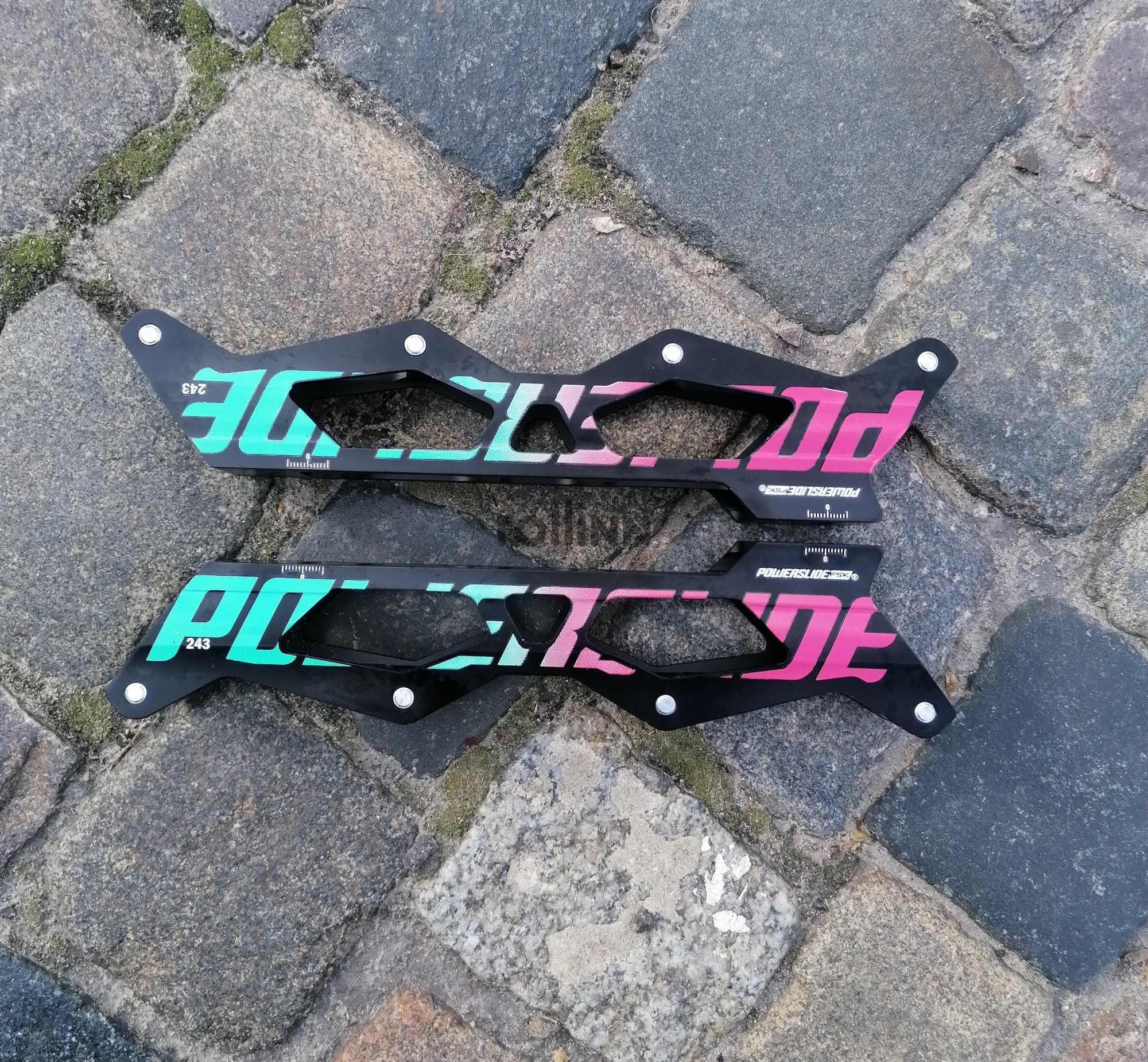 PŁOZY POWERSLIDE ALU SPIDER frame 243MM IMPERIAL