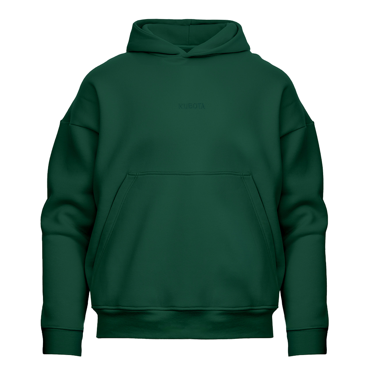 KUBOTA BLUZA BASIC UNISEX Z KAPTUREM ZIELONA