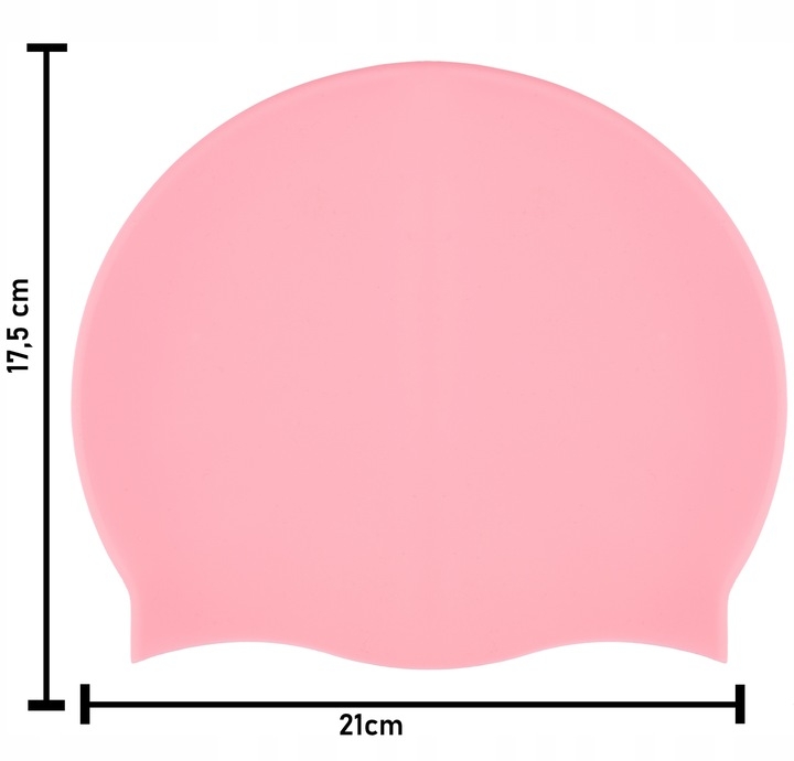 CZEPEK PŁYWACKI SILIKONOWY MONOCAP AQUA SPORT PINK