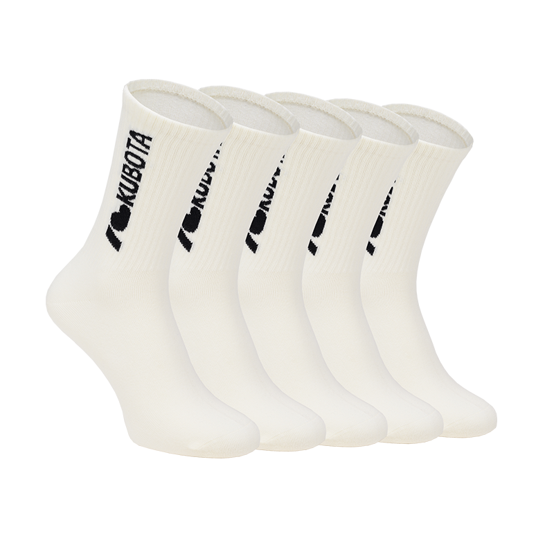 SKARPETY KUBOTA I LOVE KUBOTA KREMOWE 5-PAK