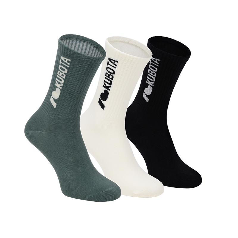 3-PAK SKARPETY KUBOTA I LOVE KUBOTA MULTICOLOR