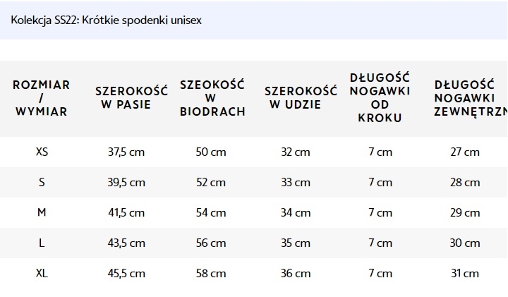 KUBOTA KRÓTKIE SPODENKI UNISEX FIOLETOWE
