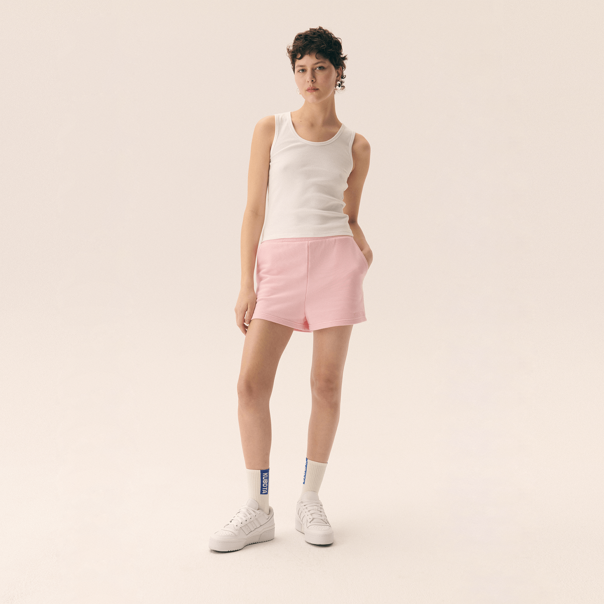 KUBOTA SZORTY DAMSKIE BAWEŁNIANE RÓŻOWE